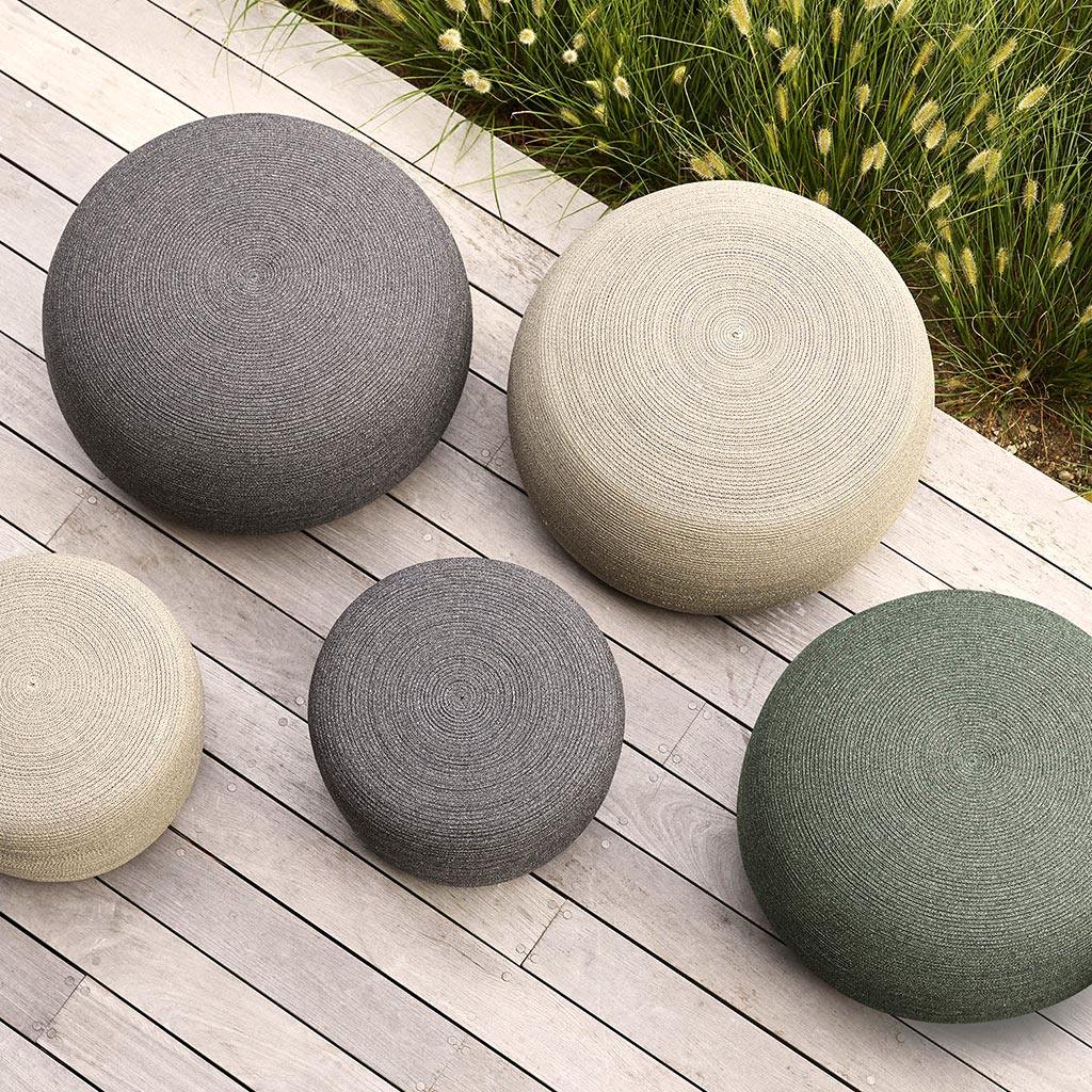 New Poufs + Floor Pillows