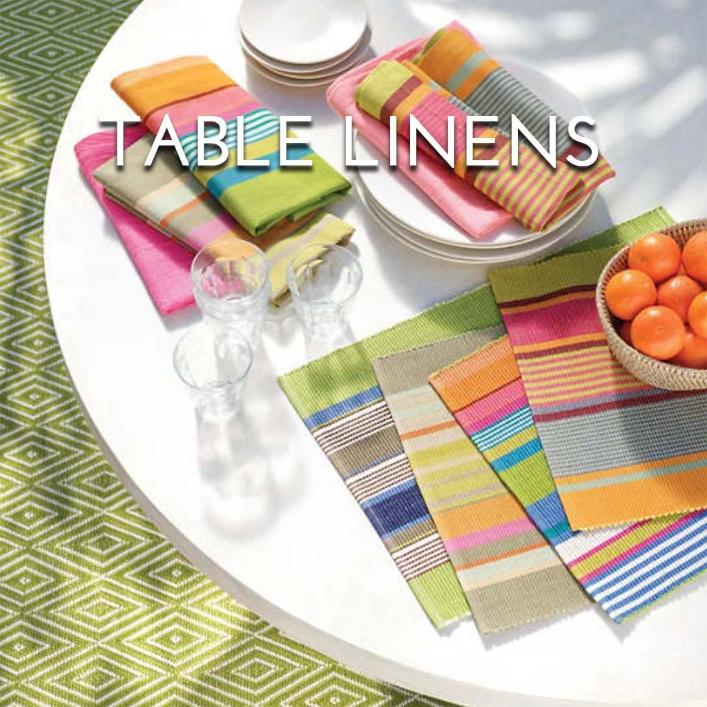 Outdoor Table Linens