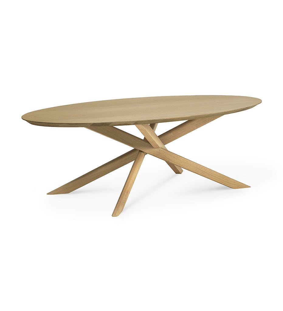 Oak Mikado Oval Coffee Table