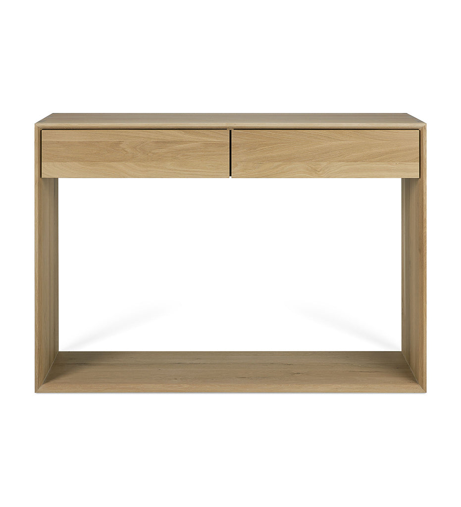 Oak Nordic Console -