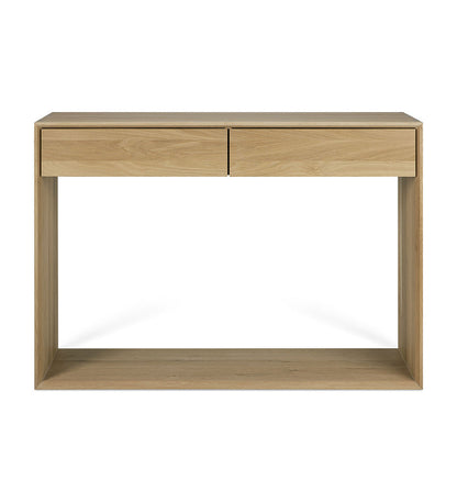 Oak Nordic Console -