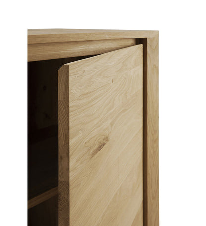 Oak Shadow Sideboard - 5 Doors