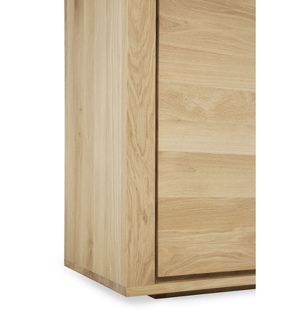 Oak Shadow Sideboard - 5 Doors