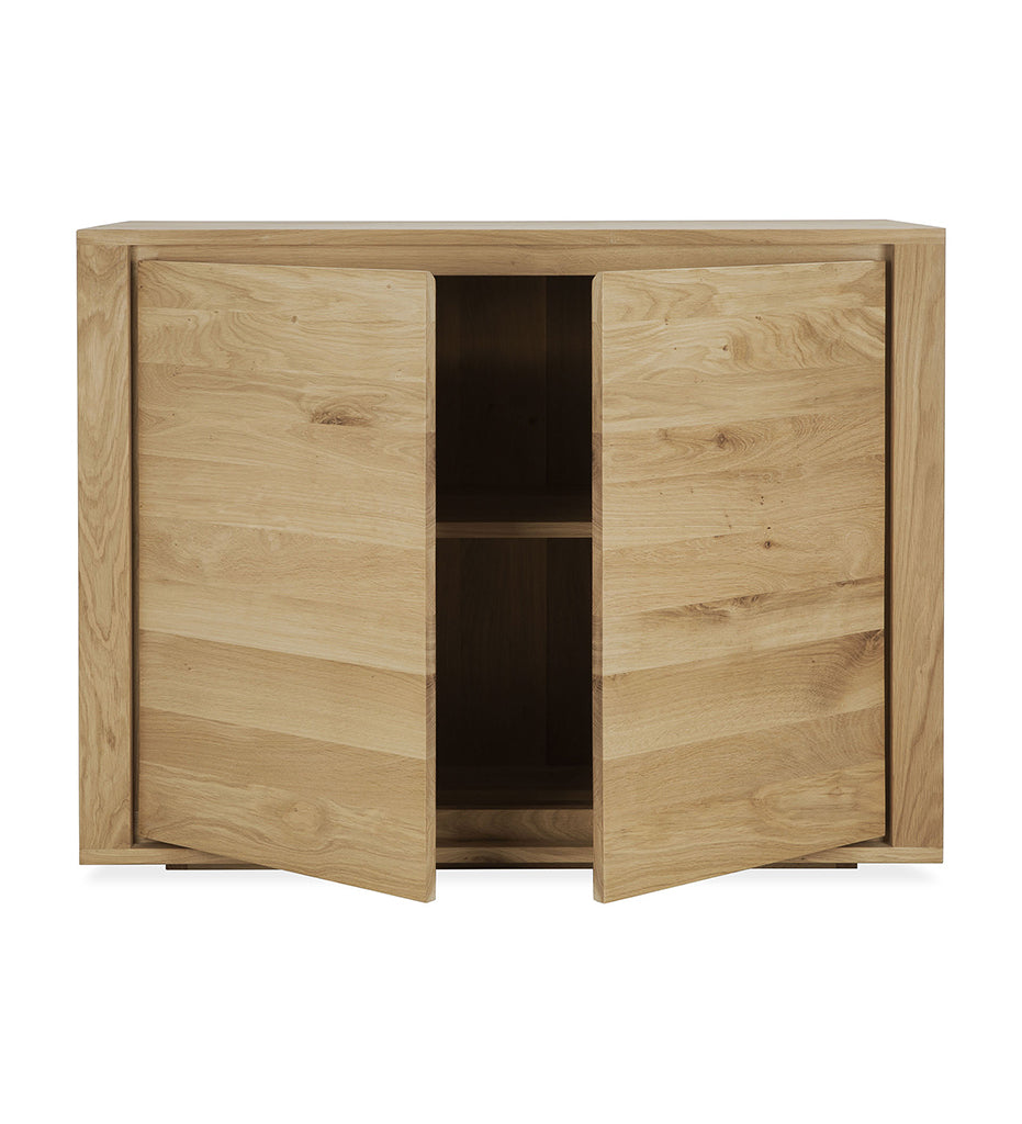 Oak Shadow Sideboard - 2 Doors