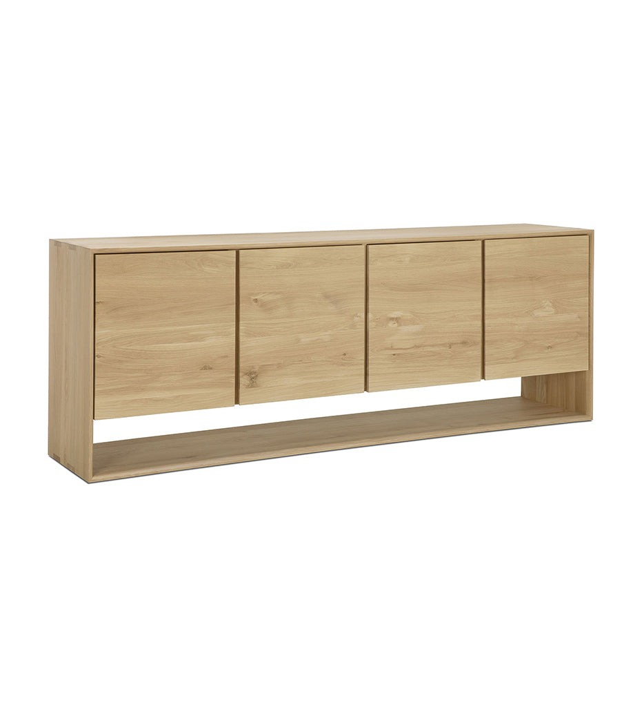 Oak Nordic Sideboard - 4 Doors