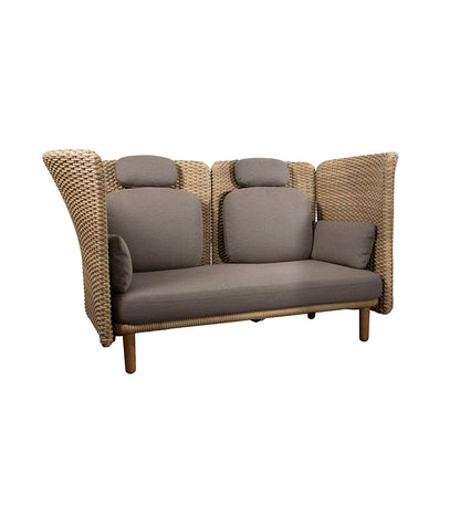 Cane-Line Arch 2-Seater Sofa w/ High Arm-Backrest