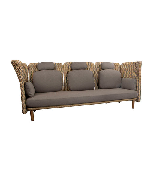 Arch 3-Seater Sofa w/ High Arm-Backrest