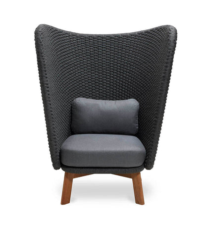 Peacock Wing Highback Chair