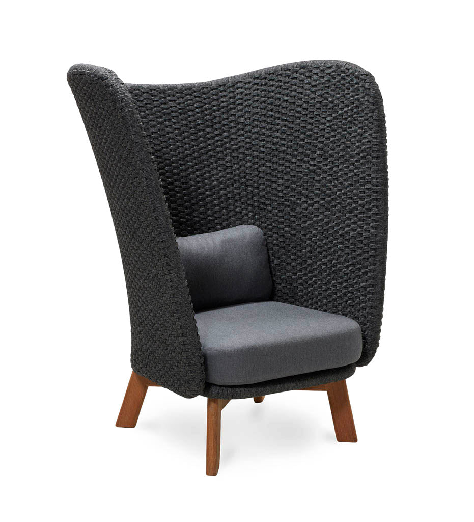 Peacock Wing Highback Chair