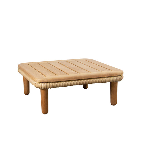 Arch Coffee Table w/ Teak Top