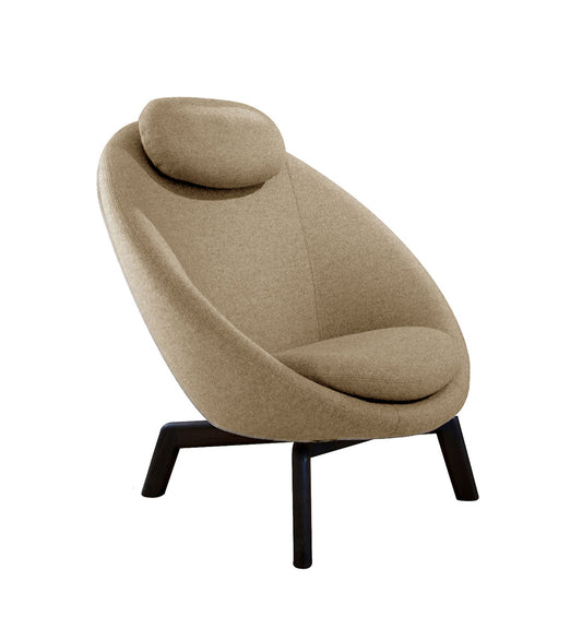 Pace Lounge Chair Shell with Neck Cushion