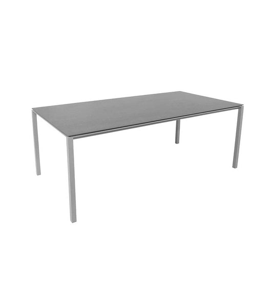 Pure Rectangular Dining Table Base - Medium