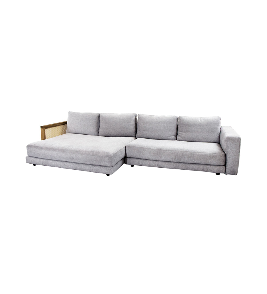 Scale 2-Seater Sofa w/ Double Daybed & Mix Armrest - Right Seated