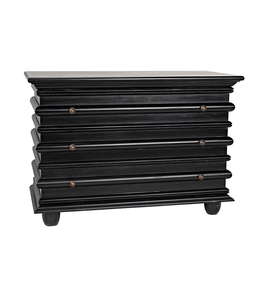 Ascona Small Chest - Hand Rubbed Black