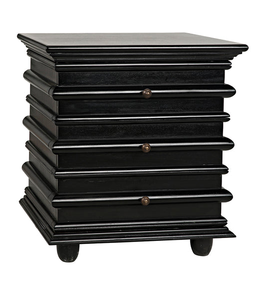 Ascona Side Tables - Hand Rubbed Black