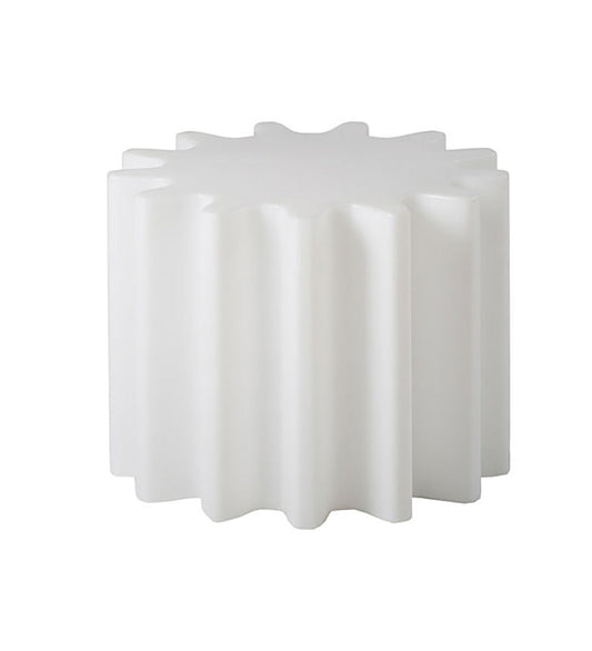 Slide Gear Stool - Milky White