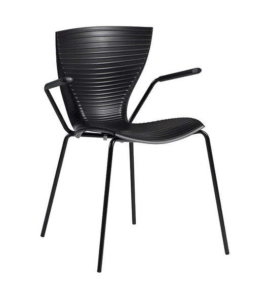 Slide Gloria Arm Chair - Black