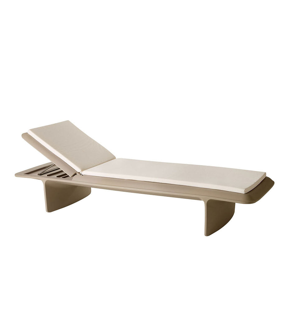 Slide Ponente Sun Lounger - White Cushion