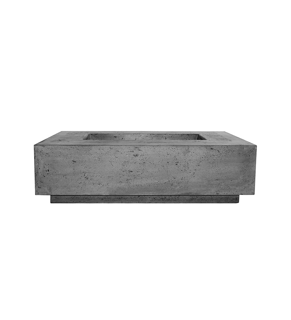 Las Palmas Fire Table 38" x 56" Pewter