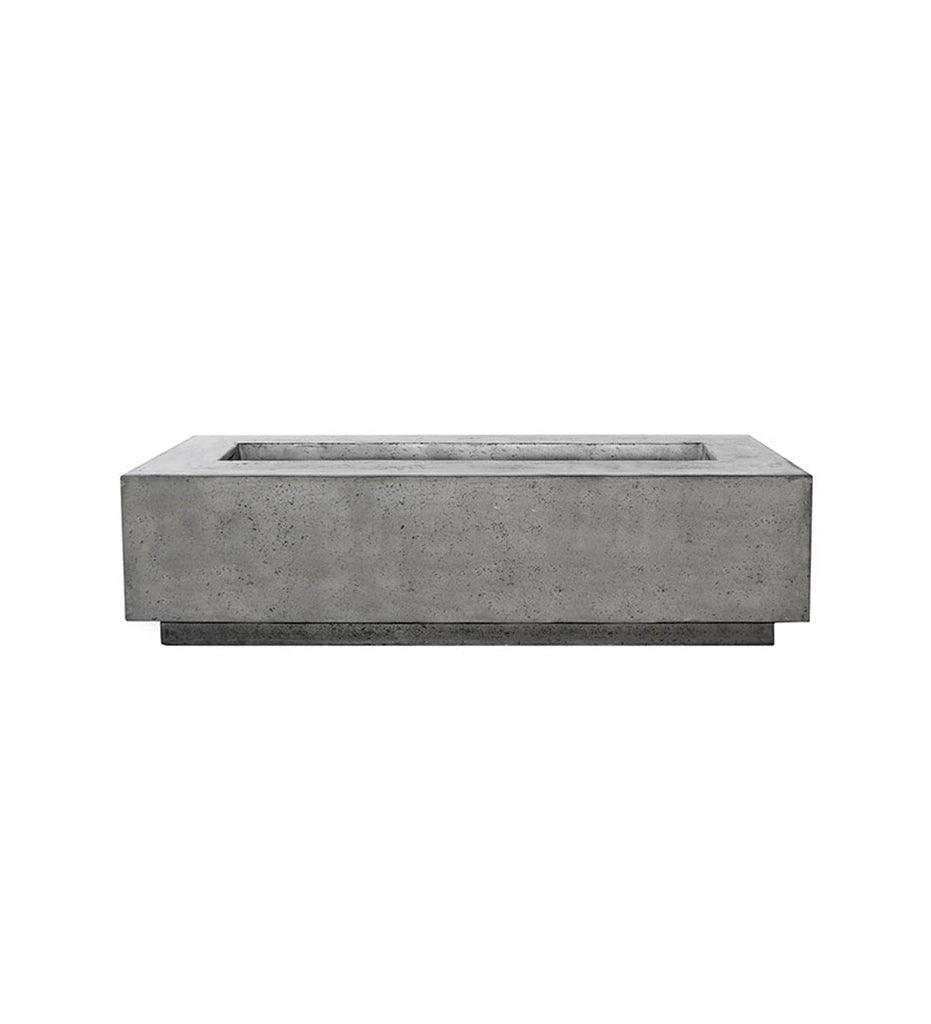 Las Palmas Fire Table 30" x 72" Pewter