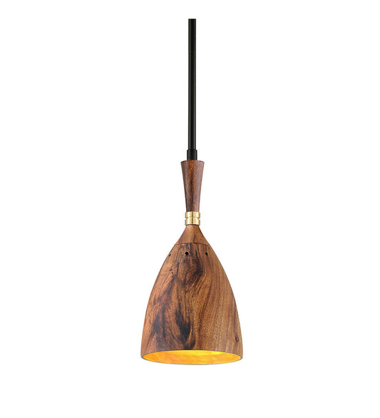 Utopia Pendant - Soft Black - Wood