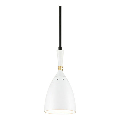 Utopia Pendant - Soft Black - White Shades