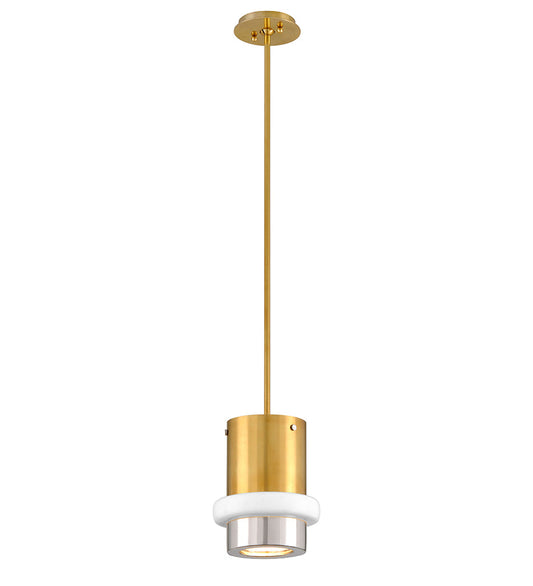 Beckenham Pendant - Brass/Nickle