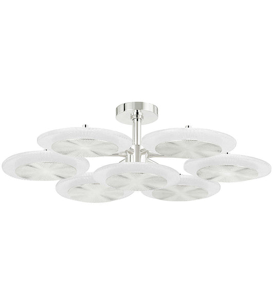 Topaz 7 Light Semi Flush