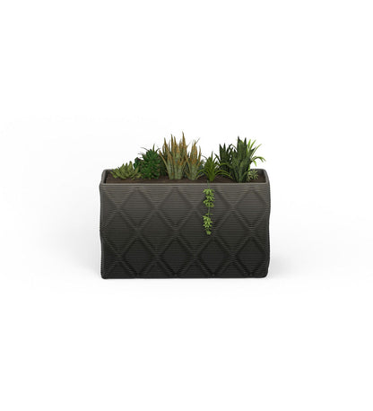 Avila Small Rectangular Planter - Diamond -