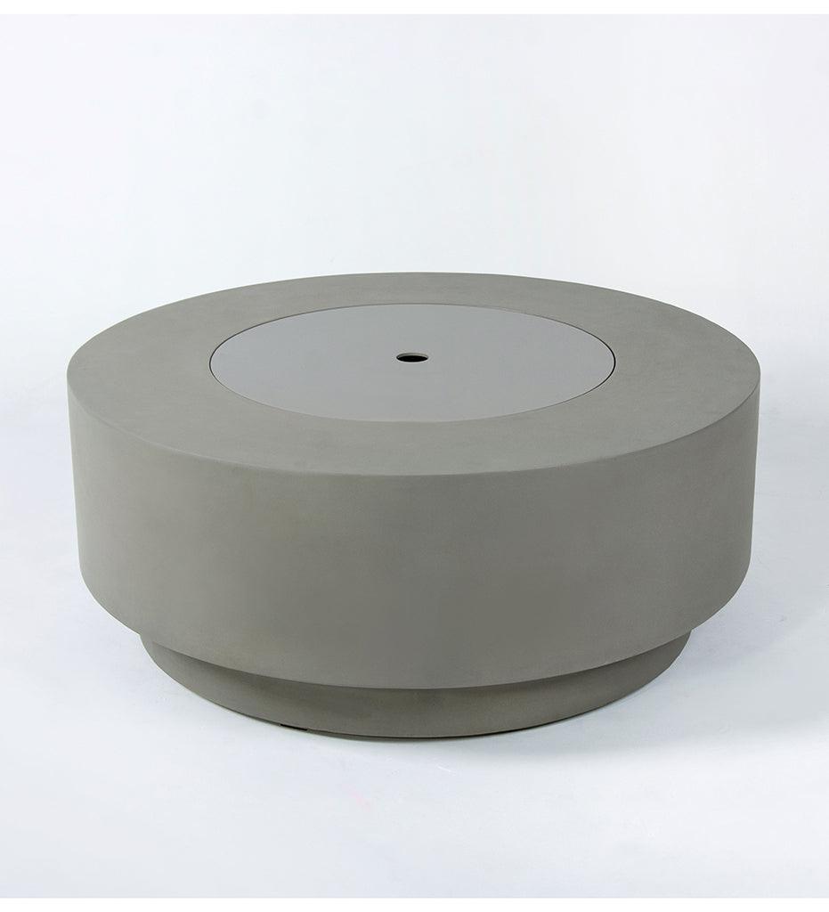 Allred Collaborative - Ocean Rock USA, Incorporated - Colosseo Fire Table - Colosseo Fire Table Colosseo Fire Table - Smooth Dark Grey / Natural Gas OFG414DG-NG