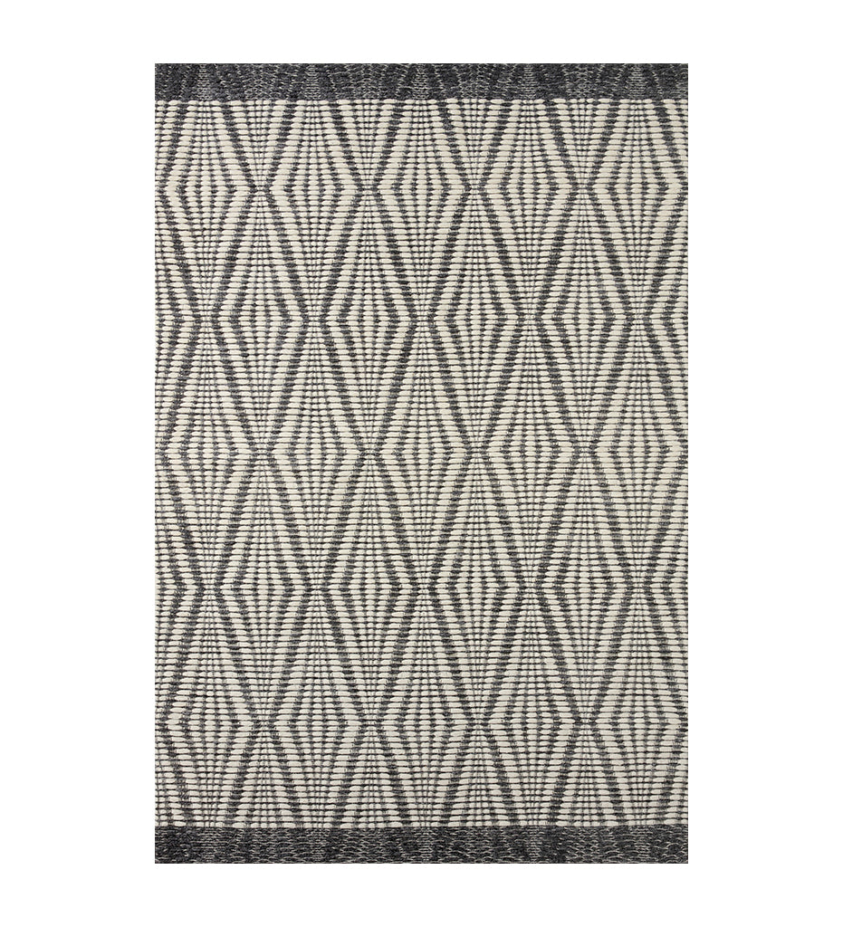 Loloi-Kenzie KNZ-01 Ivory / Charcoal Rug-KENZKNZ-01IVCC