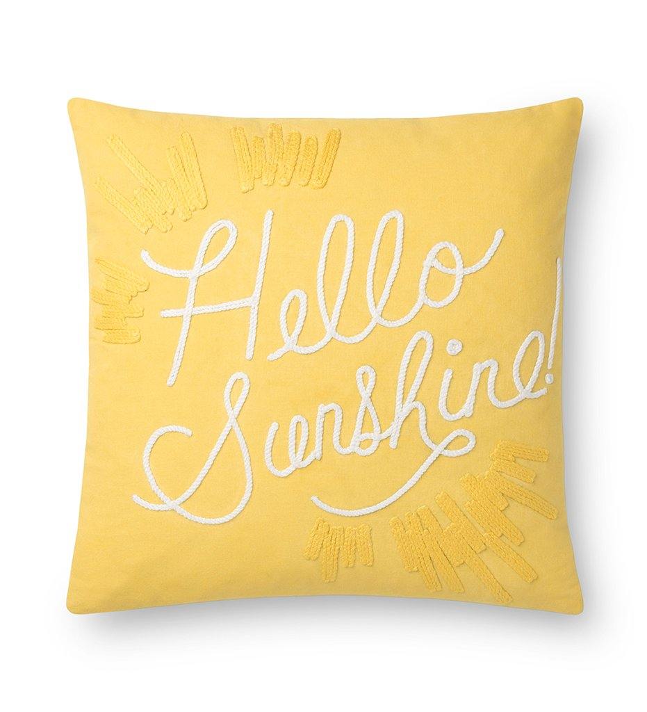 P6031 RP Yellow / White Pillow