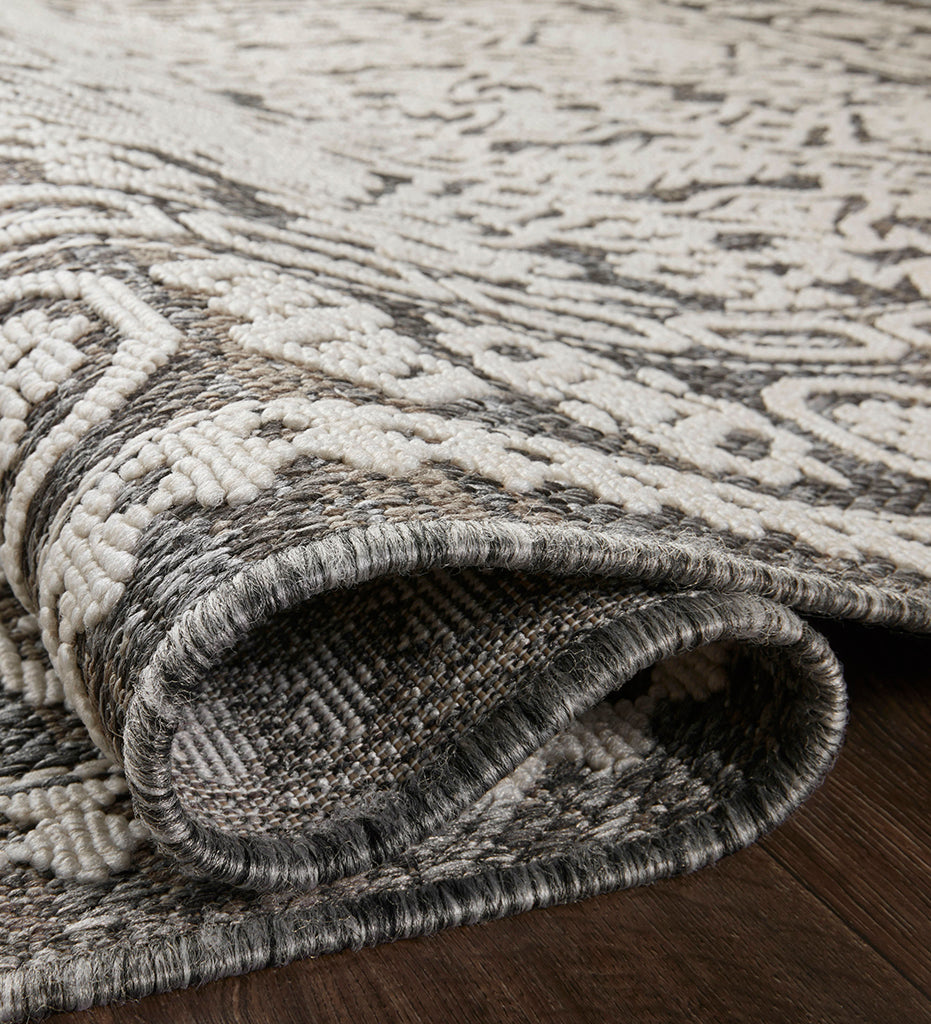 Loloi-Rainier RAI-02 Pebble / Ivory Rug-RANERAI-02PPIV