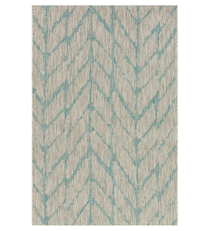 Loloi Isle IE-02 Mist / Aqua Indoor / Outdoor Rug