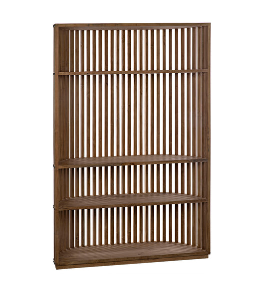 Noir Opal Bookcase - Teak GBCS185T