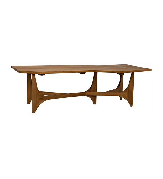 Noir Fenton Coffee Table - Gold Teak GTAB1045GT