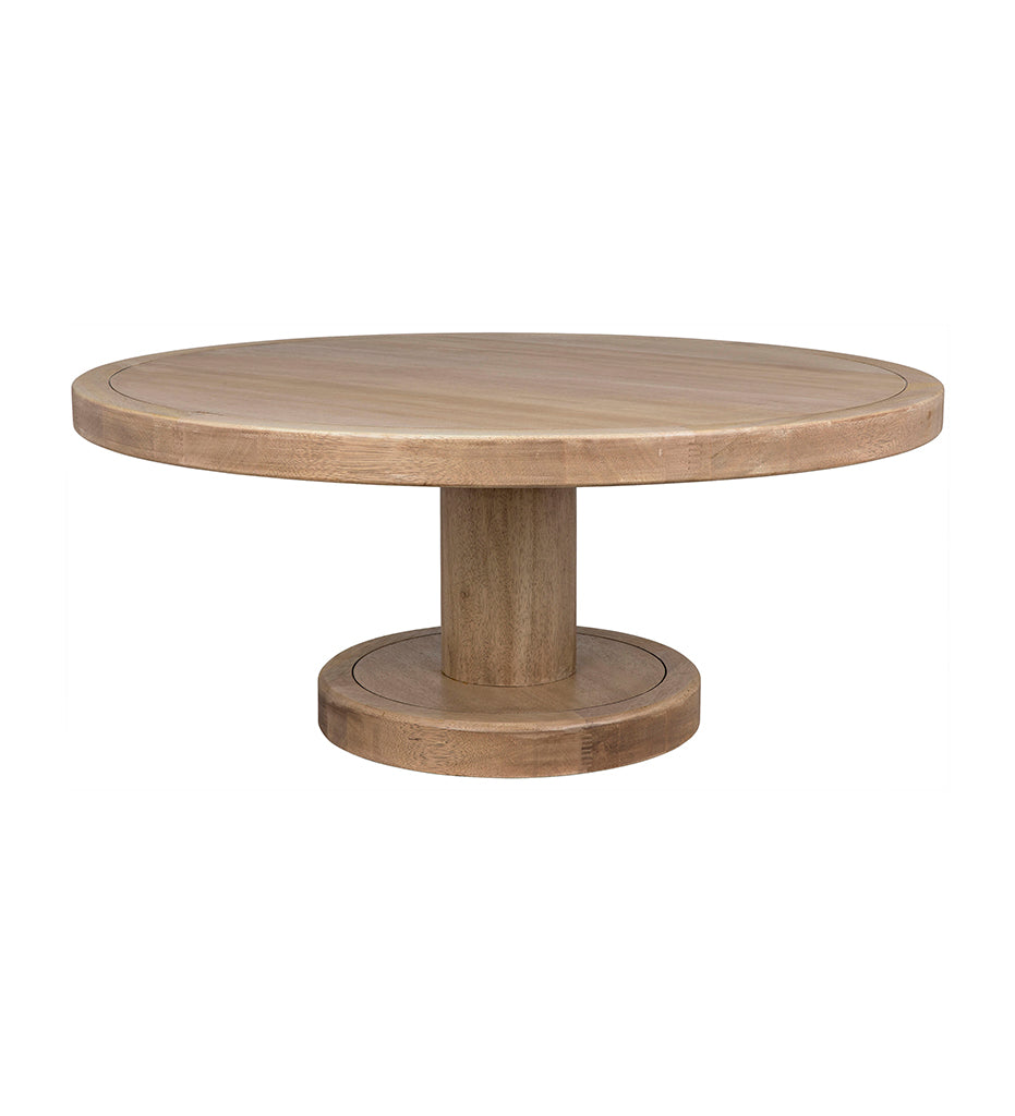 Noir Milena Coffee Table - Washed Walnut GTAB1054WAW