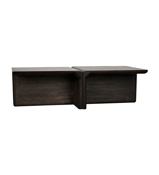 Noir Hagen Coffee Table - Ebony Walnut GTAB1071EB