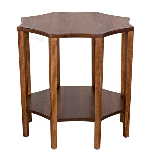 Noir Ariana Side Tables - Dark Walnut