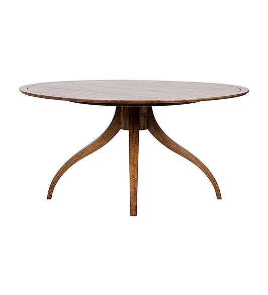 Noir Vera Dining Table - Dark Walnut GTAB495DW