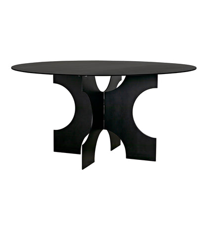 Noir Element Dining Table GTAB568MTB