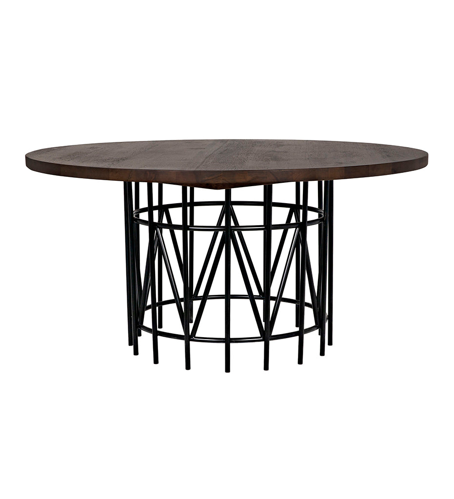 Noir Silberman Dining Table - GTAB573DW