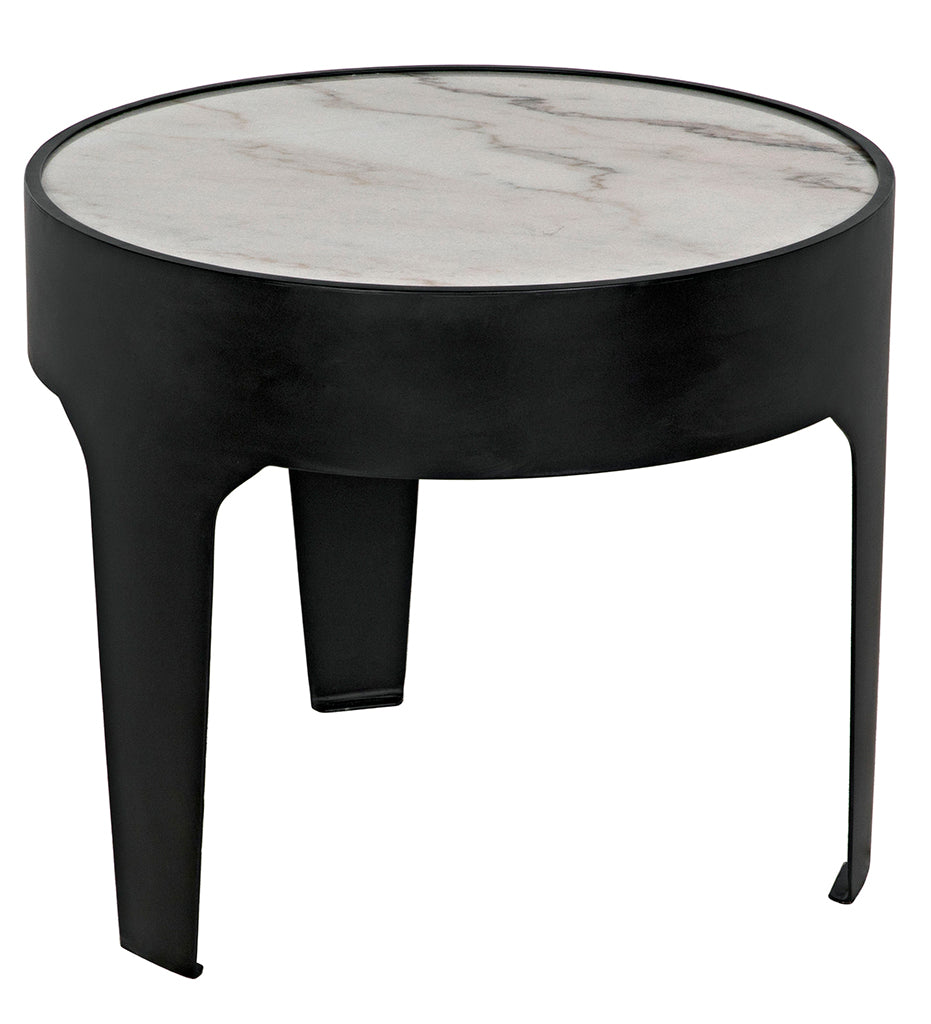 Noir Cylinder Side Tables - Large GTAB694MTB