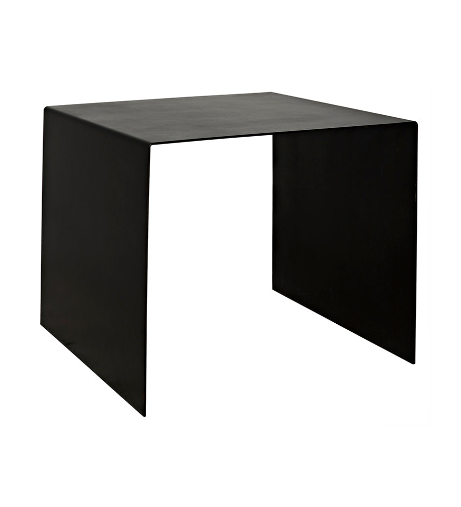 Noir Yves Side Tables - Large GTAB815MTB-L