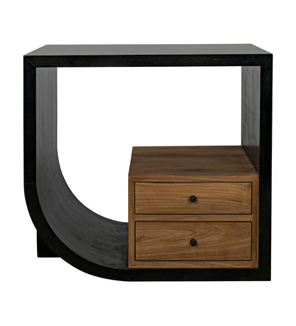 Noir Burton Side Tables - Left GTAB848HB-L