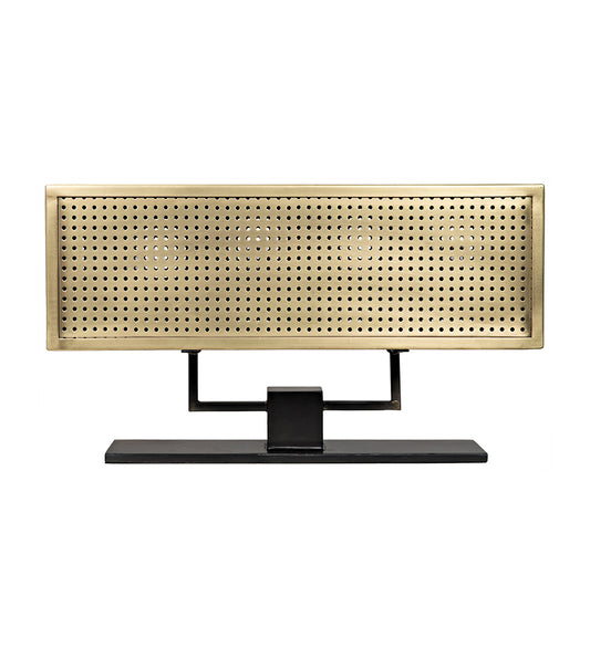 Noir Apollo Table Lamp - Metal with Brass Finish LAMP659MB