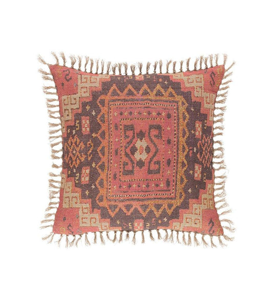 Pine Cone Hill Anatolia Linen Kilim Print Decorative Pillow