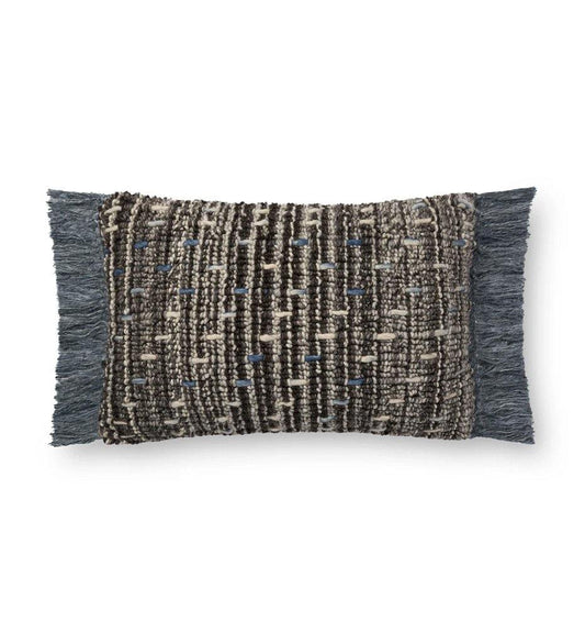 Brown & Blue Pillow