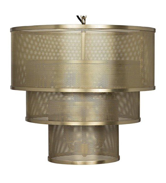 Arena Pendant - Antique Brass Finish